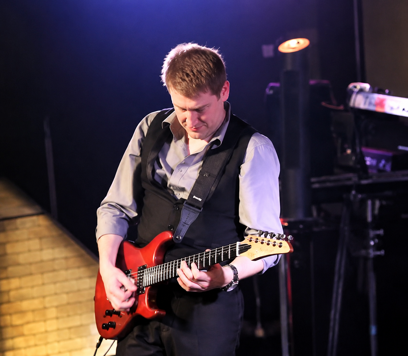 Michael performing live